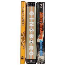 Allen Ginsberg Set of Three Signed Books