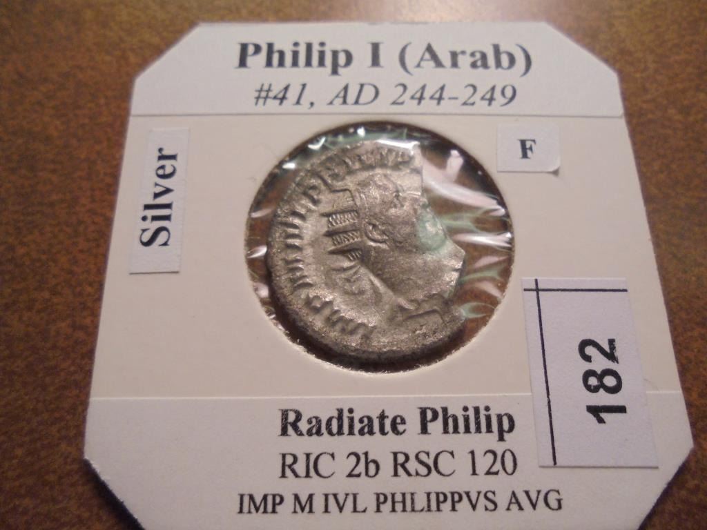 SILVER 244-249 A.D. PHILIP I 