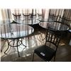 Image 1 : QTY. OF RESTAURANT FURNITURE INC. 6 GLASS TOP TABLES AND 15 CHAIRS