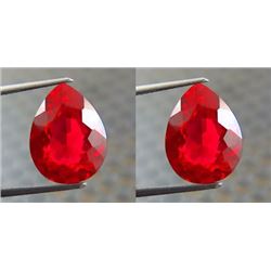 Natural Pigeon Blood Ruby Pair 0.81 Carats