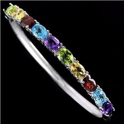Natural Gemstone Bangle