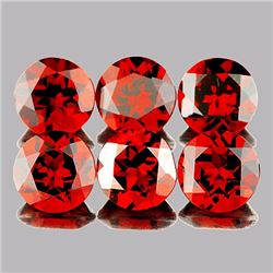 Natural Red Mozambique Garnet 5.64 Ct {Flawless-VVS1)