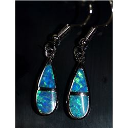 Stunning Fire Natural Opal Earrings