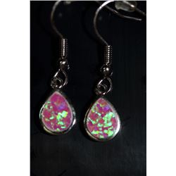 Stunning Fire Natural Opal Earrings