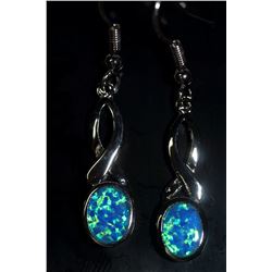 Stunning Fire Natural Opal Earrings