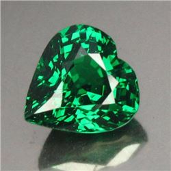 Natural Tsavorite Garnet Heart 3.01 Carats - VVS