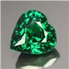 Image 1 : Natural Tsavorite Garnet Heart 3.01 Carats - VVS