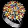 Image 1 : Natural Marquise Fancy Sapphire 6.63 carats Ring