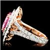 Image 3 : 18K Gold 4.45ct Sapphire & 2.67ctw Diamond Ring