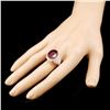 Image 3 : 18K Rose Gold 6.07ct Ruby & 2.48ctw Diamond Ring