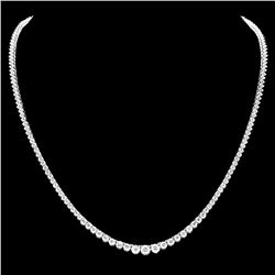 18k White Gold 7.80ct Diamond Necklace