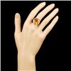 Image 4 : 14K Gold 14.51ct Citrine & 0.47ctw Diamond Ring