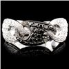 Image 1 : 14K Gold 0.89ctw Fancy Color Diamond Ring