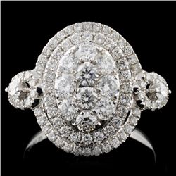 18K White Gold 1.26ct Diamond Ring