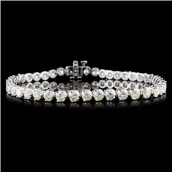 14K Gold 6.25ctw Diamond Bracelet