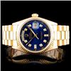 Image 1 : Rolex 18K YG Day-Date Men's Diamond Watch