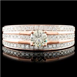 14K Gold 1.02ctw Diamond Ring