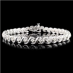 14K Gold 1.00ctw Diamond Bracelet