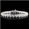 Image 1 : 14K Gold 1.00ctw Diamond Bracelet