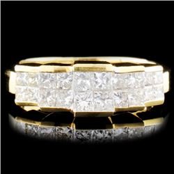 18K Gold 1.48ctw Diamond Ring