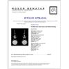 Image 3 : 14K White Gold 1.84ctw Fancy Color Diamond Earring