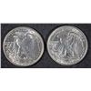 Image 2 : 1942 & 1943 WALKING LIBERTY HALF DOLLARS, CHOICE BU+