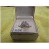 Image 2 : STERLING SILVER CUBIC ZIRCONIA RING FOR MEN