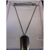 Image 1 : TITANIUM DIAMOND PENDANT NECKLACE