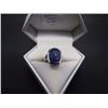 Image 2 : STERLING SILVER SAPPHIRE RING