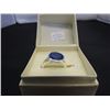 Image 2 : STERLING SILVER ENHANCED SAPPHIRE MEN'S RING
