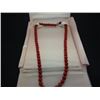 Image 1 : POLY CORAL NECKLACE WITH MAGNETIC CLASP