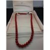 Image 2 : POLY CORAL NECKLACE WITH MAGNETIC CLASP