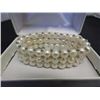 Image 1 : FRESHWATER PEARL FLEXIBLE SIZE BRACELET