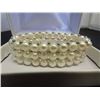Image 2 : FRESHWATER PEARL FLEXIBLE SIZE BRACELET