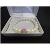 Image 2 : FRESHWATER PEARL FLEXIBLE SIZE BRACELET