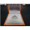 Image 2 : 10K White Gold Diamond (0.24ct) Solitaire Ring