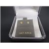 Image 1 : 14KT Gold Cubic Zirconia & Mother of Pearl 2-in-1