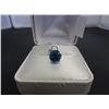 Image 1 : Sterling Silver Cubic Crystal Clip-On Pendant