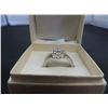 Image 1 : Sterling Silver 7 Diamond Ring