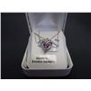 Image 1 : Sterling Silver Simulated Alexandrite Pendant