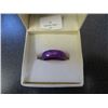 Image 1 : Genuine Purple Agate Ring