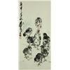 Image 1 : Watercolour on Paper Scroll Huang Zhou 1925-1997
