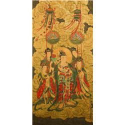 Watercolour on Silk Scroll Zhang Daqian 1899-1983