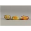 Image 3 : Fine Three Pieces of Chinese Agate Snuff Bottles