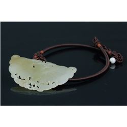 Fine Chinese Hetian Jade Butterfly Pendant
