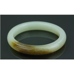Chinese White Jade Bangle