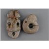 Image 2 : 2 Pcs Ancient Jade Carved Archaic Style Shape