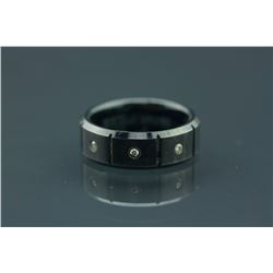 Tungsten Carbide Men's Diamond Ring