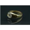 Image 2 : 10K Yellow Gold Diamond Initial "C" Ring