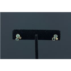 14K Gold Alexandrite & Diamond Earrings CRV $1234